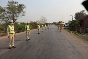 ປກສ ແຂວງຄຳມ່ວນ ກຽມກຳລັງເພື່ອປ້ອງກັນອຸປະຕິເຫດໃນຊ່ວງບຸນປີໃໝ່ລາວ