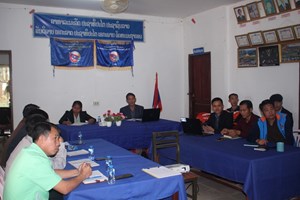 ເມືອງລອງ ຫາລືການສໍາຫຼວດ ແລະ ອອກໃບຢັ້ງຢືນຂອບເຂດແຫຼ່ງທ່ອງທ່ຽວພູຜາຄໍາ 