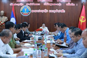 ຄະນະນໍາ ສພຊ ຕິດຕາມກວດກາການຈັດຕັ້ງປະຕິບັດຄຳຕັດສິນຂອງສານຢູ່ແຂວງຈຳປາສັກ