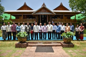 ທ່ານ ສະເຫຼີມໄຊ ກົມມະສິດ ເຂົ້າຮ່ວມພິທີເປີດຫໍວັດທະນະທຳຄົນໄທເຊື້ອສາຍລາວຄັ່ງ