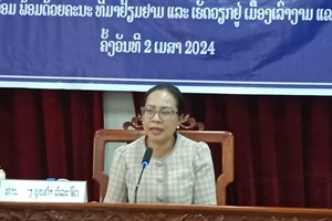 ລັດຖະມົນຕີກະຊວງຊັບພະຍາກອນທໍາມະຊາດ ຢ້ຽມຢາມ ແລະ ເຮັດຢູ່ເມືອງເລົ່າງາມ.