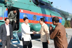 ສະຫາຍເລຂາທິການໃຫຍ່ປະທານປະເທດ ຢ້ຽມຢາມເຮັດວຽກຢູ່ແຂວງບໍລິຄຳໄຊ