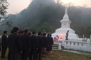 ການນໍາພັກ-ລັດ ເມືອງຄອບ ວາງພວງມາລາວັນສ້າງຕັ້ງກໍາລັງ ປກສ ແລະ ວັນສ້າງຕັ້ງຊາວໜຸ່ມ