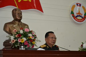 ສນຊປາຖະກະຖາມູນເຊື້ອວັນສ້າງຕັ້ງກອງທັບປະຊາຊົນລາວຄົບຮອບ 75 ປີ