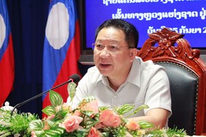 ປະທານກຳມາທິການ ສຕສ ສະພາແຫ່ງຊາດ ເຄື່ອນໄຫວເຮັດວຽກຢູ່ສາລະວັນ