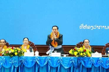 ຜູ້ສະໝັກ ສສຊ ປະຈຳເຂດເລືອກຕັ້ງທີ 10 ລົງໂຄສະນາຫາສຽງ