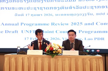ກອງປະຊຸມທົບທວນການຮ່ວມມືປະຈຳປີ 2025 ປຶກສາຫາລືວຽກບຸລິມະສິດ ສ້າງຄວາມເຂັ້ມແຂງໃຫ້ແມ່ຍິງ ແລະ ໄວໜຸ່ມ