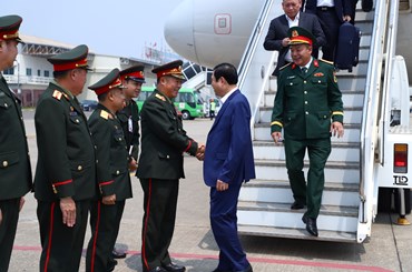 ຫົວໜ້າກົມໃຫຍ່ເສນາທິການ ກອງທັບປະຊາຊົນຫວຽດນາມ ຢ້ຽມຢາມ ແລະ ເຮັດວຽກ ຢູ່ ສປປ ລາວ