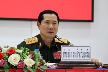 ຍົກລະດັບພະແນກຊາຍແດນ ຂຶ້ນເປັນຫ້ອງທະຫານຊາຍແດນ ກອງບັນຊາການທະຫານແຂວງຄຳມ່ວນ