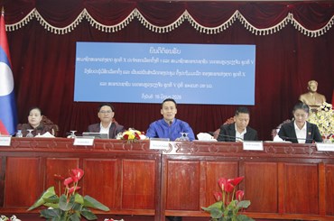 ສສຊ ເຂດ 1 ແລະ ສສນວ ລົງພົບປະຜູ້ມີສິດເລືອກຕັ້ງ ທີ່ ວທ ນະຄອນຫຼວງ