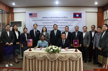ສສກ - ສະຫະລັດ ອາເມຣິກາ ສືບຕໍ່ຮ່ວມມືໂຄງການສົ່ງເສີມການສອນພາສາອັງກິດ  ໄລຍະ 2 ປີ