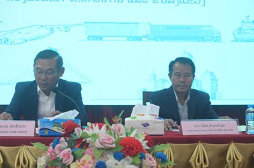 ພະແນກໂຍທາທິການ-ຂົນສົ່ງແຂວງສະຫວັນນະເຂດສະຫຼຸບວຽກງານ 6 ເດືອນ