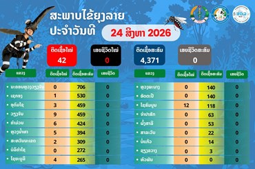 ພະຍາດໄຂ້ຍຸງລາຍ ເກີດຍ້ອນຍຸງລາຍເປັນພາຫະນໍາເຊື້ອ