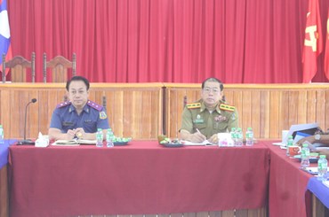 ໄອຍະການປະຊາຊົນເຂດ I ຮ່ວມກັບ ກອງບັນຊາການ ປກສ ເມືອງອຸທຸມພອນ  ສ້າງກົນໄກການປະສານງານ