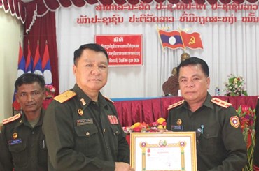 ພິທີປະດັບຫຼຽນໄຊພິລະອາດຫານ ໃຫ້ສູນເສຍອົງຄະ 392