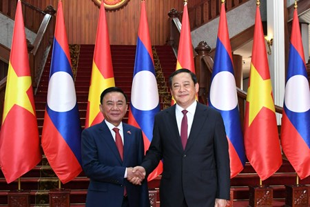 ນາຍົກລັດຖະມົນຕີ ພົບປະ ຜູ້ປະຈໍາການ ຄະນະເລຂາທິການສູນກາງພັກກອມມູນິດຫວຽດນາມ