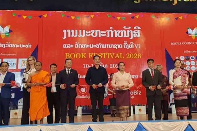 ເປີດງານມະຫະກຳໜັງສື ແລະ ວັດທະນະທຳນານາຊາດ ຄັ້ງທີ VI ປະຈຳປີ 2026