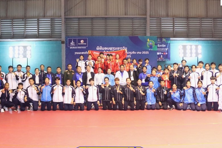 ກິລາ ກະຕໍ້ ກະຊວງປ້ອງກັນປະເທດ ໄດ້2 ຫຼຽນຄຳ ນະຄອນຫຼວງວຽງຈັນ ເກມ 2025