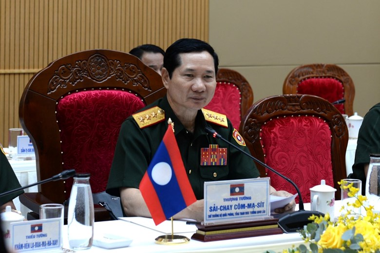 ກະຊວງປ້ອງກັນປະເທດລາວ-ຫວຽດນາມ ພົບປະແລກປ່ຽນນະໂຍບາຍປ້ອງກັນຊາດ ຄັ້ງທີ VI