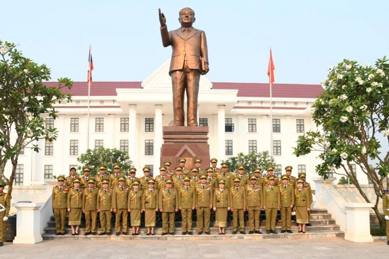 ວກປສ ສະຫຼອງວັນສ້າງຕັ້ງກໍາລັງ ປກສ ຄົບຮອບ 65 ປີ