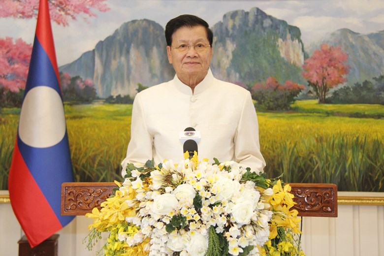 ສານອວຍພອນປີໃໝ່ລາວ ຂອງ ທ່ານ ທອງລຸນ ສີສຸລິດ ເລຂາທິການໃຫຍ່ ປະທານປະເທດ