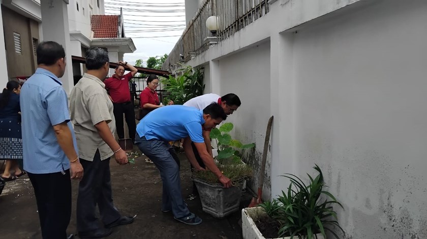 ສາມອົງການຈັດຕັ້ງມະຫາຊົນ ຄອສພ ອອກແຮງງານລວມຕ້ອນຮັບວັນສຳຄັນຂອງຊາດ