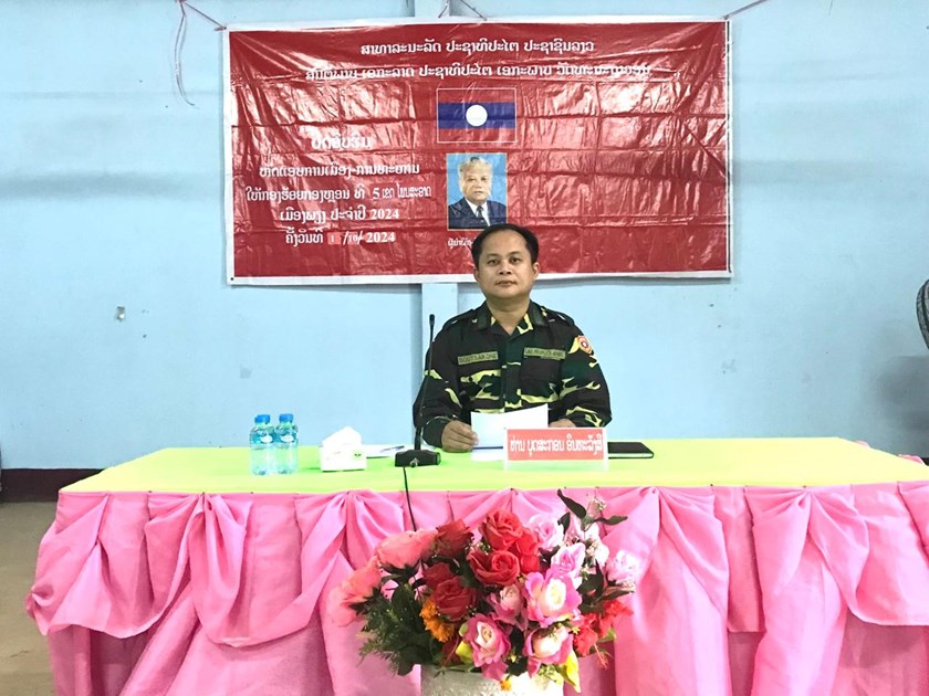 ກອງບັນຊາການທະຫານເມືອງພຽງ ປິດຊຸດອົບຮົມ-ຫັດແອບການເມືອງ-ການທະຫານໄລຍະສັ້ນ