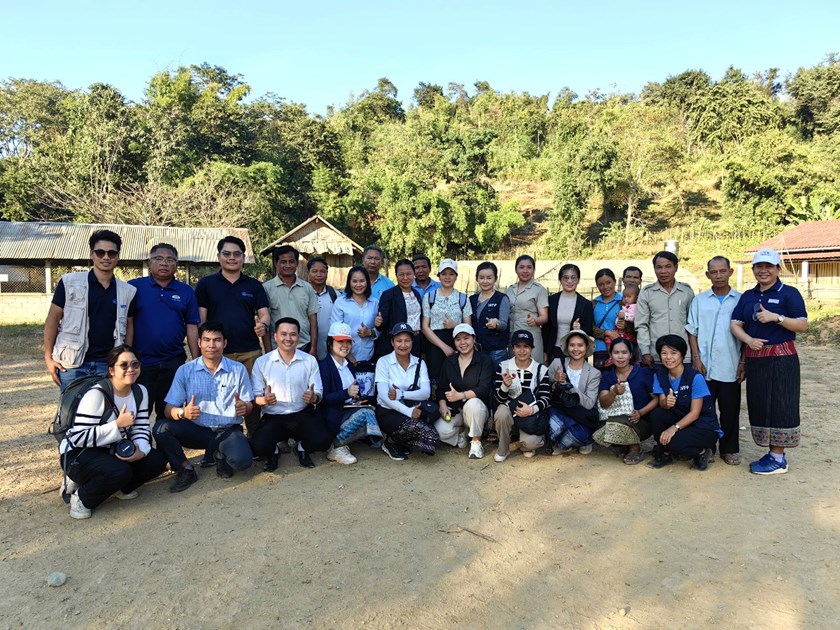 ອົງການອາຫານໂລກຢ້ຽມຢາມການຈັດຕັ້ງປະຕິບັດໂຄງການທີ່ໃຫ້ການສະໜັບສະໜູນ 
