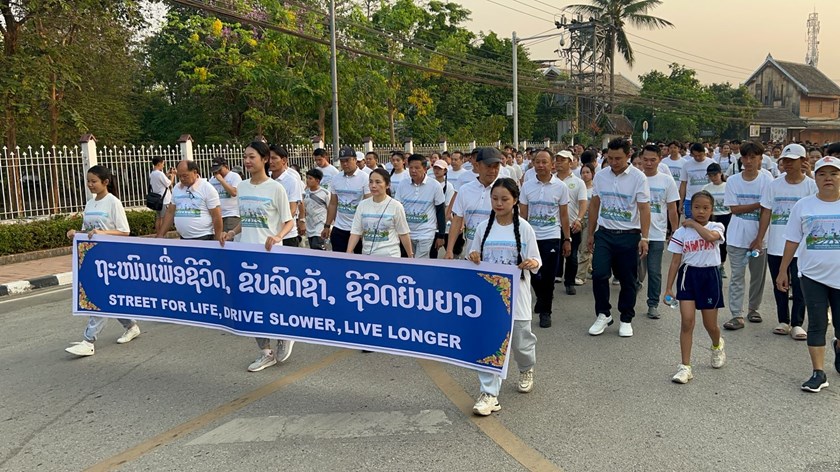 ຫຼວງພະບາງ ຈັດງານສັບປະດາແຫ່ງຊາດ ພາຍໃຕ້ຄໍາຂັວນ“ຖະໜົນເພື່ອຊີວິດ ຂັບລົດຊ້າ, ຊີວິດຍືນຍາວ”