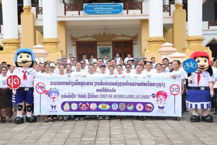 ຍທຂ ອັດຕະປື ຈັດງານສັບປະດາແຫ່ງຊາດດ້ານຄວາມປອດໄພທາງຖະໜົນ ປະຈໍາປີ 2025