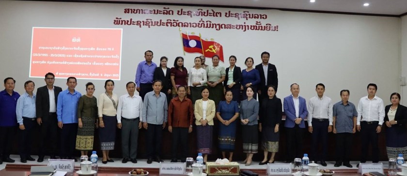 ສນຊ ຫວນຄືນມູນເຊື້ອວັນສ້າງຕັ້ງຄະນະຈັດຕັ້ງສູນກາງພັກ ຄົບຮອບ 70 ປີ