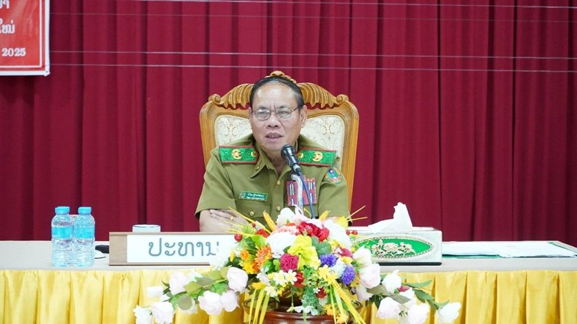 ປະກາດແຕ່ງຕັ້ງຫົວໜ້າ ປກສ ແຂວງສະຫວັນນະເຂດຜູ້ໃໝ່