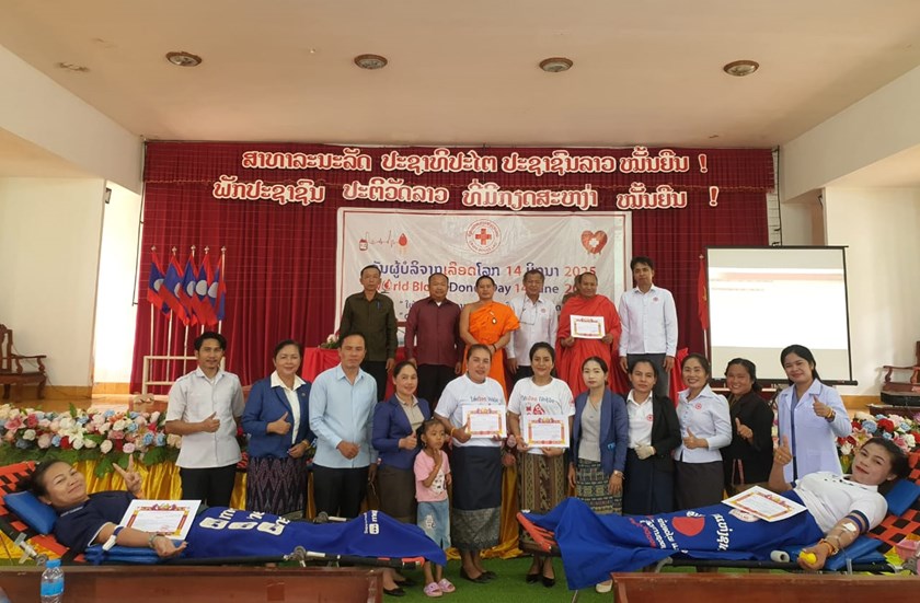 ເລົ່າງາມສະເຫຼີມສະຫຼອງວັນຜູ້ບໍລິຈາກເລືອດໂລກ ປະຈຳປີ 2025.