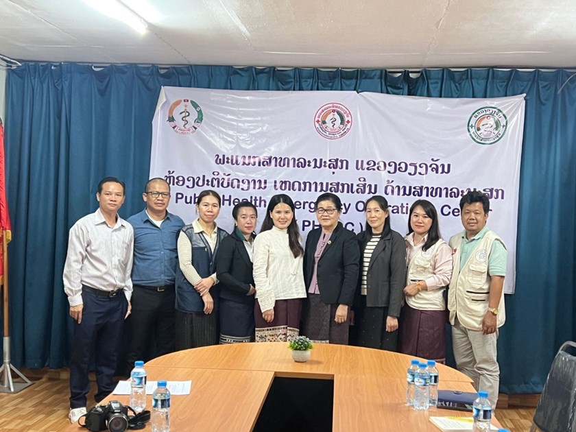 ສື່ມວນຊົນ ຮ່ວມເຄື່ອນໄຫວເກັບກໍາຂ່າວວຽກງານສຸຂະພາບຈະເລີນພັນຢູ່ແຂວງວຽງຈັນ