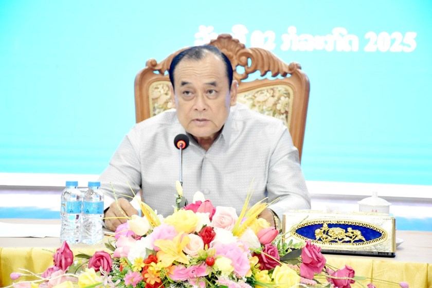 ສະຫວັນນະເຂດ ຫາລືກຽມສະຫຼອງວັນສ້າງຕັ້ງແນວລາວສ້າງຊາດ ຄົບຮອບ 75 ປີ