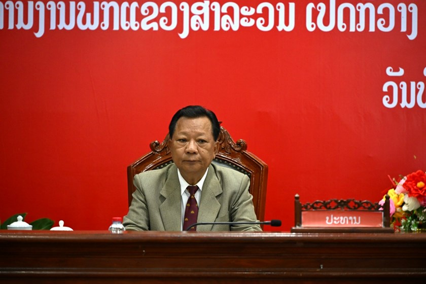 ກອງປະຊຸມຄົບຄະນະບໍລິຫານງານພັກແຂວງສາລະວັນ ເປີດກວ້າງ ຄັ້ງທີ 19 ສະໄໝທີ IX