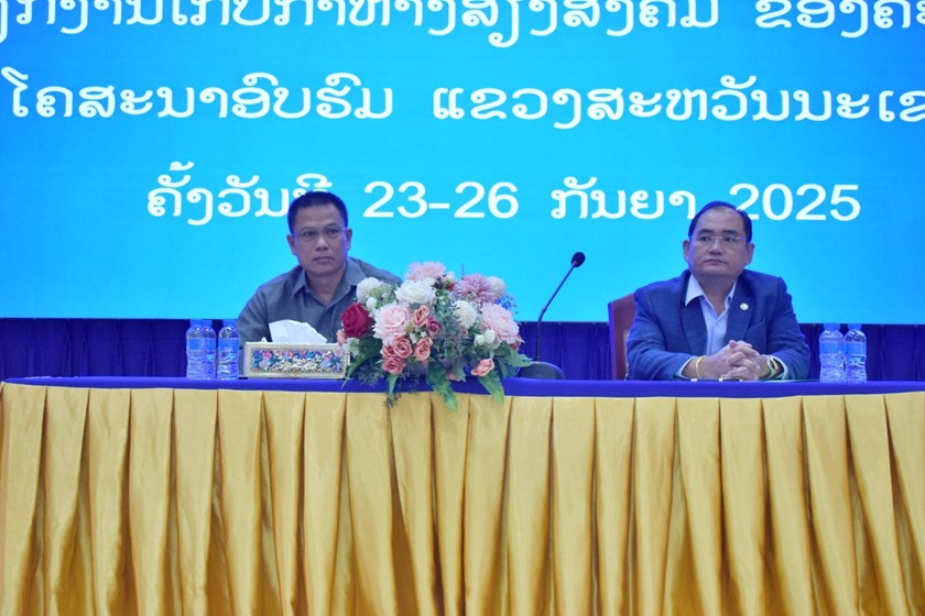 ສະຫວັນນະເຂດ ອົບຮົມວຽກງານໂຄສະນາປາຖະກະຖາ