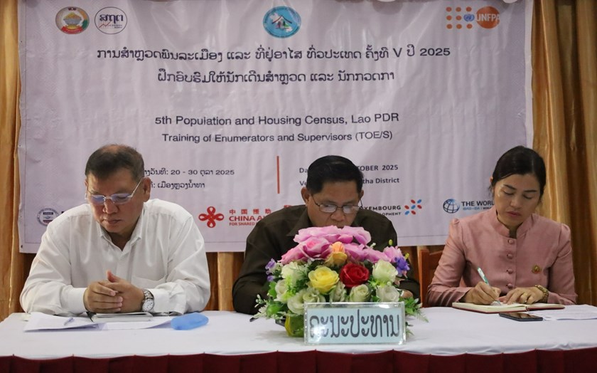 ຫຼວງນໍ້າທາ ຝຶກອົບຮົມໃຫ້ນັກເດີນສໍາຫຼວດພົນລະເມືອງ-ທີ່ຢູ່ອາໄສ