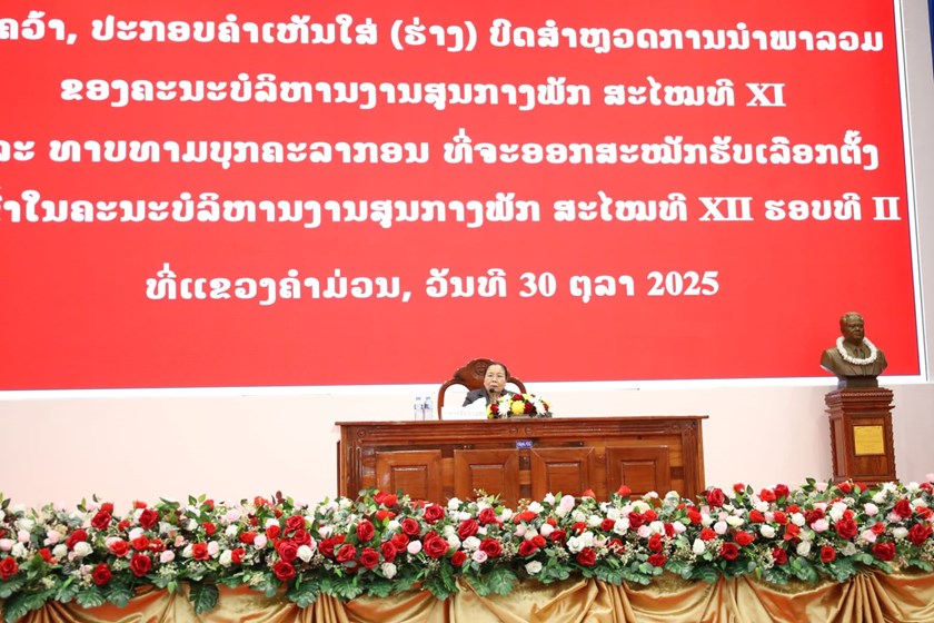 ຄົ້ນຄວ້າ ປະກອບຄໍາເຫັນໃສ່ຮ່າງບົດສໍາຫຼວດການນໍາພາລວມຂອງຄະນະບໍລິຫານງານສູນກາງພັກ ສະໄໝທີ XI