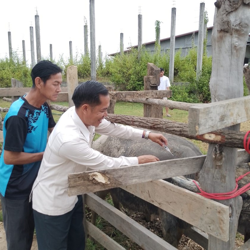 ພິທີເປີດນໍ້າ ວັນຊົນລະປະທານ ແລະ ວັນສັກຢາປ້ອງກັນສັດແຫ່ງຊາດ