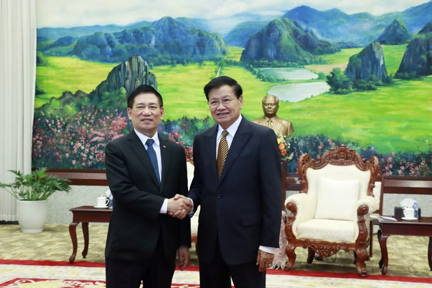 ເລຂາທິການໃຫຍ່, ປະທານປະເທດ ແຫ່ງ ສປປ ລາວ ຕ້ອນຮັບການເຂົ້າຢ້ຽມຂໍ່ານັບຂອງ  ຮອງນາຍົກລັດຖະມົນຕີ ແຫ່ງ ສສ. ຫວຽດນາມ