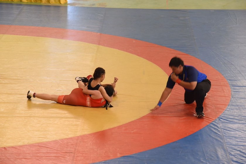 ກິລາມວຍປໍ້າ ໃນງານມະຫະກຳກິລາແຫ່ງຊາດ ຄັ້ງທີ XIIມີຊີງໄຊ 11 ຫຼຽນຄໍາ