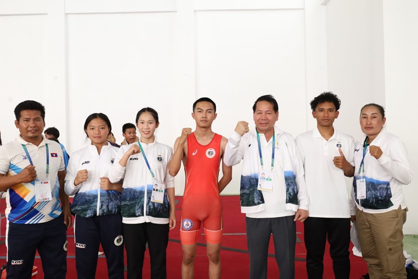 ຄໍາມ່ວນ ຕັ້ງເປົ້າ 2 ຫຼຽນຄໍາ ໃນກິລາມວຍປໍ້າ ທີ່ນະຄອນຫຼວງວຽງຈັນເກມ