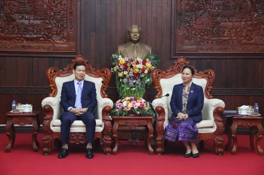 ຮອງປະທານສນຊຕ້ອນຮັບ ຄະນະໂຄສະນາສຶກສາແລະຂົນຂວາຍປະຊາຊົນສູນກາງພັກກອມມູນິດ  ຫວຽດນາມ