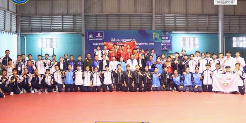 ກິລາ ກະຕໍ້ ກະຊວງປ້ອງກັນປະເທດ ໄດ້2 ຫຼຽນຄຳ ນະຄອນຫຼວງວຽງຈັນ ເກມ 2025