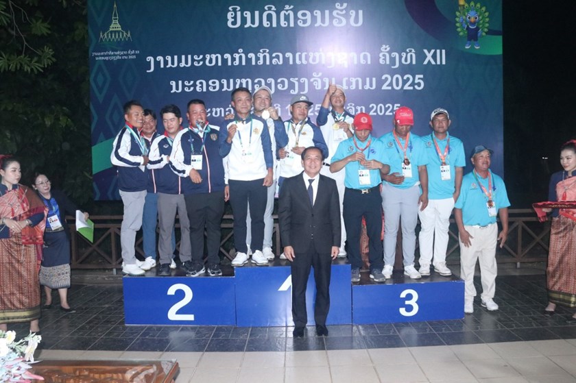 ມອບຫຼຽນ ກິລາກ໊ອຟ ນະຄອນຫຼວງວຽງຈັນ ເກມ 2025