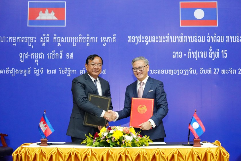 ຜົນສໍາເລັດກອງປະຊຸມຄະນະກຳມາທິການຮ່ວມວ່າດ້ວຍການຮ່ວມມືສອງຝ່າຍລາວ-ກຳປູເຈຍ ຄັ້ງທີ15