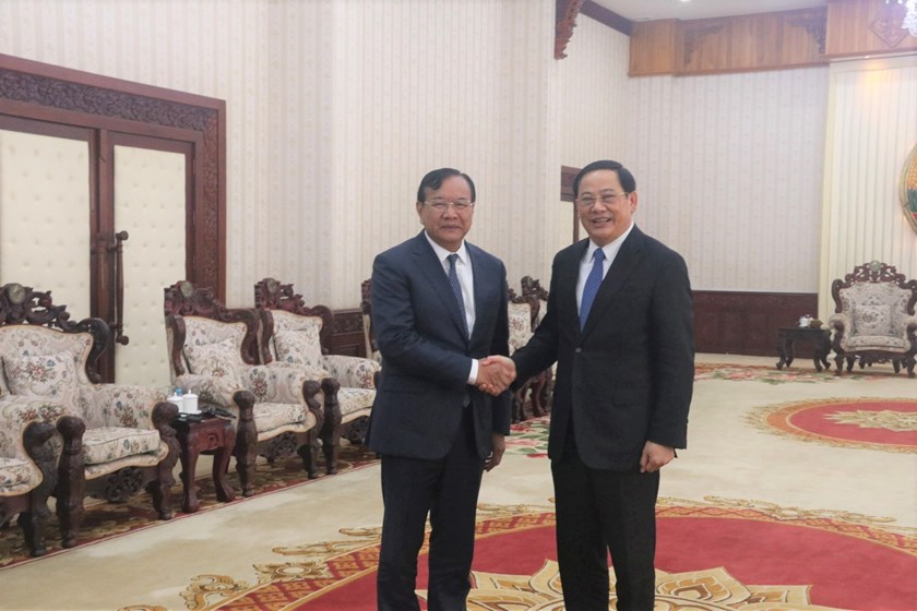 ນາຍົກລັດຖະມົນຕີ ຕ້ອນຮັບ ລັດຖະມົນຕີກະຊວງການຕ່າງປະເທດ ກໍາປູເຈຍ