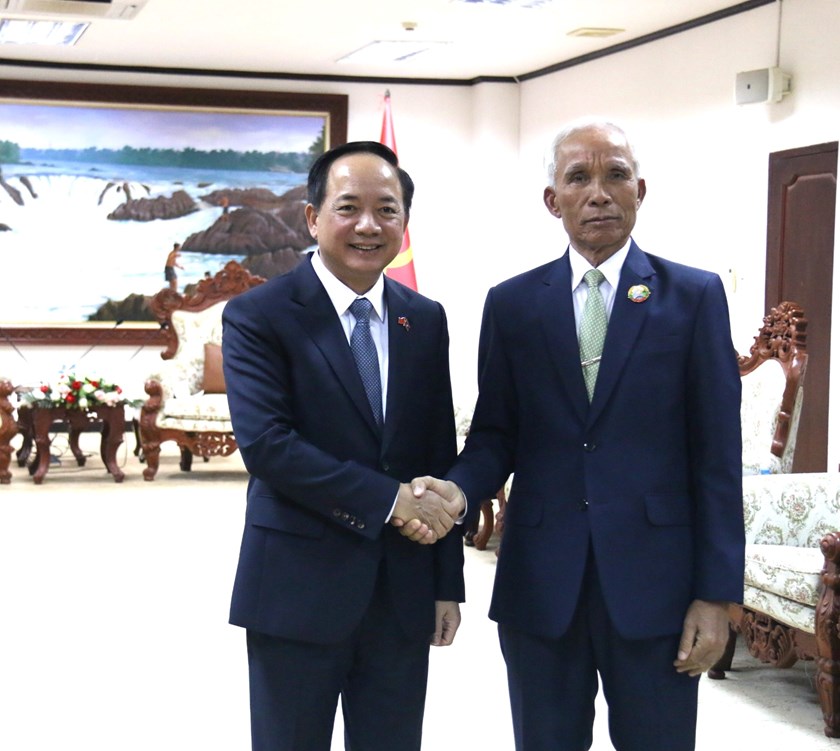 ຫົວໜ້າ ຄອສພ ຕ້ອນຮັບ ຜູ້ແທນຄະນະໂຄສະນາຫວຽດນາມ