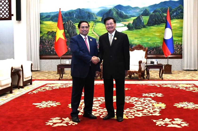 ປະທານປະເທດ ຕ້ອນຮັບ ນາຍົກລັດຖະມົນຕີຫວຽດນາມ